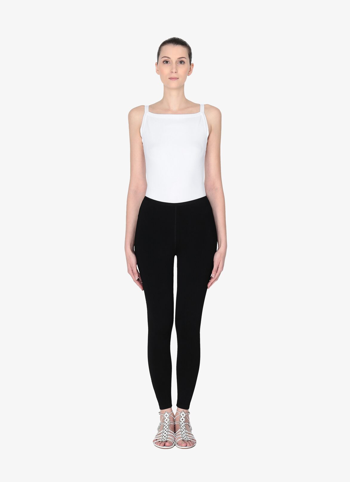 Sleeveless Bodysuit ALAÏA WHITE SLEEVELESS BODYSUIT
